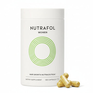 Nutrafol Women's Hair Growth Supplements, Ages 18-44, Clinically Tested for Visibly Thicker and Stronger Hair, Dermatologist Recommended - 1 Month Supply
